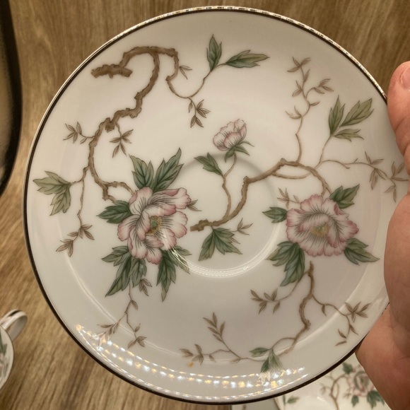 1 NORITAKE CHINA JAPAN 5502 CHATHAM CUP TEA AND SAUCER - Picture 11 of 14